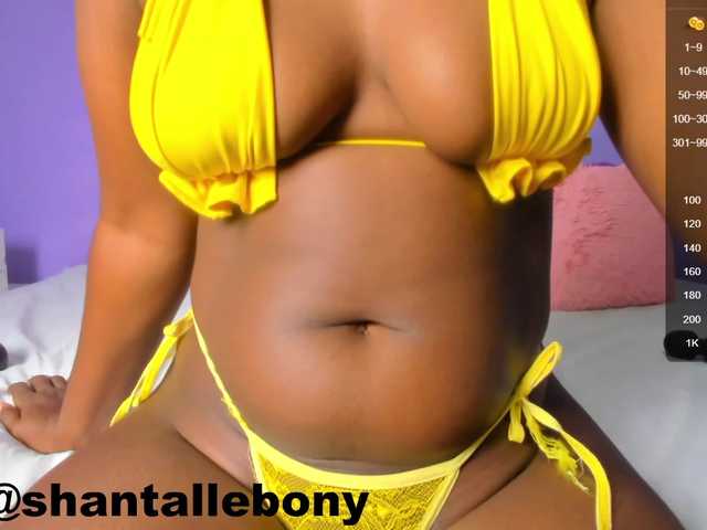 Φωτογραφίες ShantallEbony Hi guys!! Welcome ♥ lets break the rules, open your mouth and enjoy my big squirt! do not be shy. #bouncing #blowjob #anal #doublepenetation #ebony